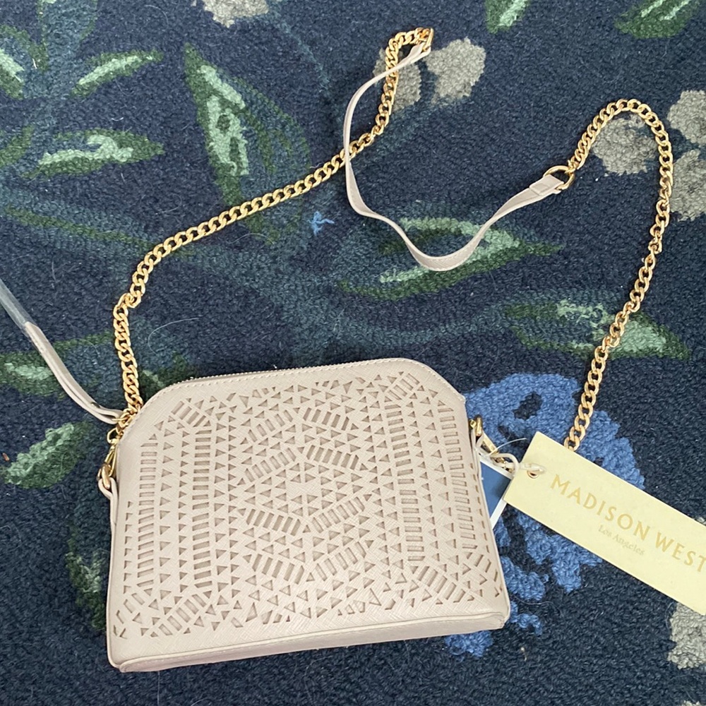 NWT Madison West cutout crossbody bag